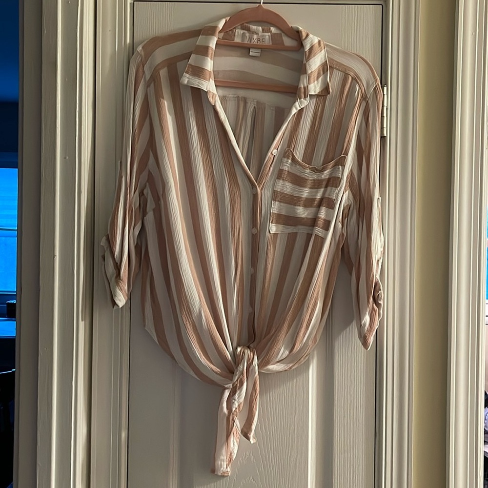 VIXBE tie front top